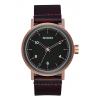 The Stark Leather Rose Gold / Gunmetal / Brown