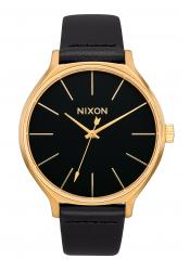 Nixon The Clique Leather Gold / Black