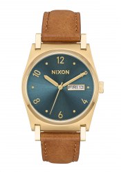 Nixon The Jane Leather Light Gold / Turquoise
