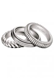 CALVIN KLEIN Ladies´ triple ring set Waves