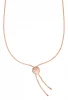 Damenkette Side Roségold
