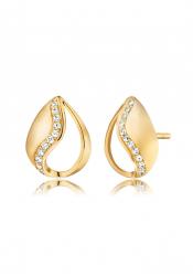 Engelsrufer Stud Earrings Himmelstränen gold Plated