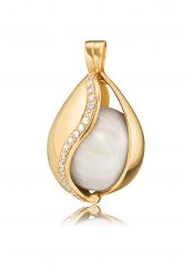 Engelsrufer Himmelsträne Gold Plated Pendant