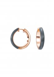 Esprit Fancy Anthracite Rose Ladies´ creole earrings