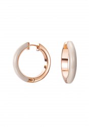 Esprit Fancy Beige Rose Ladies´ creole earrings