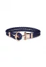 Ankerarmband Phreps Rosegold Marineblau
