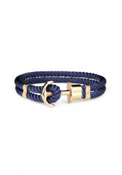 Paul Hewitt Bracelet Phreps Gold Nylon Blue