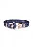 Ankerarmband Phreps Rosegold Nylon Marineblau