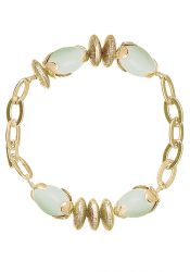 Pilgrim Ladies´ bracelet :birds mint/gold