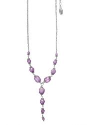 Pilgrim Ladies´ necklace :locket purple/silver