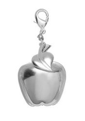 Pilgrim MEGA Charm pendant Apple silver