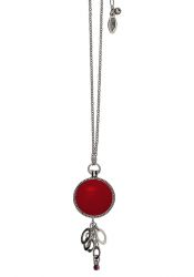 Pilgrim Ladies´ necklace :timeless red/silver
