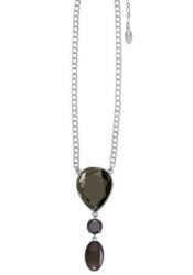 Pilgrim GoDiva ladies´ necklace, grey/silver