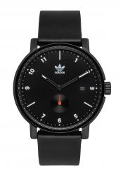 Adidas District All Black / White / Orange wrist watch