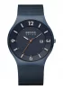 Herren-Solaruhr Slimline Blau