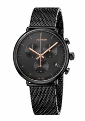 CALVIN KLEIN Men´s Chronograph High Noon Black