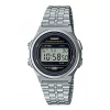 Digitaluhr Vintage Silber