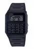 Vintage Rechner-Digitaluhr Schwarz