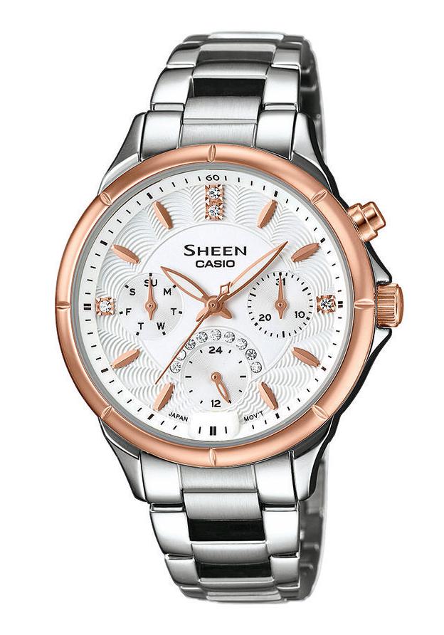 casio sheen blue dial