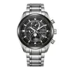 Eco Drive Funkuhr Mondphase Schwarz