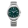 Eco Drive Funkuhr Titan 37,5mm grün