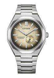 Citizen Super Titanium Small Second Automatic Beige
