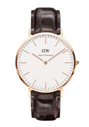 Daniel Wellington York Rose Gold Men´s Watch 40mm