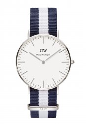 Daniel Wellington Glasgow Silver Ladies´ Watch 36mm