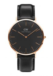 Daniel Wellington Classic Black Sheffield Rose Gold 40mm