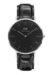 Daniel Wellington Classic Black Reading Silver 40mm