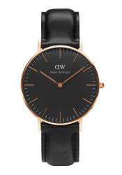 Daniel Wellington Classic Black Sheffield Rose Gold 36mm