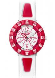 Flik Flak Shaped White & Red Children´s Watch