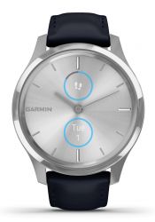 Garmin Vivomove Luxe Silver/Blau