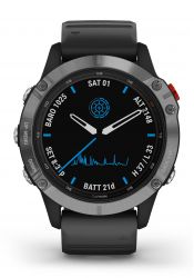 Garmin Fenix 6 Solar Black/Silver