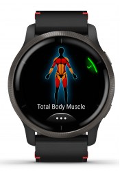 Garmin VENU 2 GPS-Fitness Smartwatch Leatherstrap