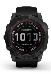 Garmin FENIX 7X Solar Titan Black DLC