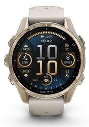 Garmin Fenix 8 43mm AMOLED Sapphire Nebelgrau Softgold