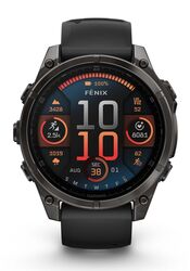 Garmin Fenix 8 47mm AMOLED Sapphire Black Carbongrau Titan DLC