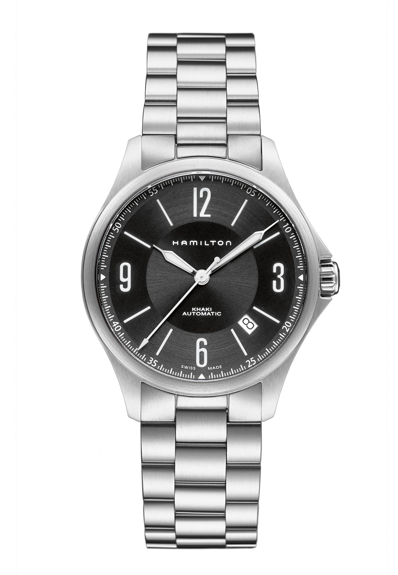 Hamilton Khaki Aviation Automatic 38mm Black H76565135 nur ...