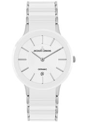 Jacques Lemans Unisex Dublin HighTech Ceramic white