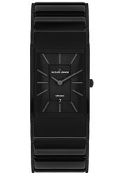 Jacques Lemans Men´s Watch Dublin HighTech Ceramic blackIP-black