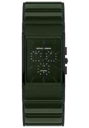 Jacques Lemans Chronograph Dublin HighTech Ceramic greenIP-black