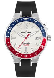 Jacques Lemans Unisex Hybromatic steel blue red