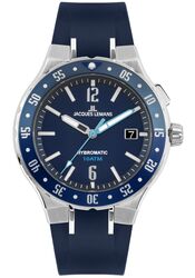 Jacques Lemans Men´s Watch Hybromatic silver-blue