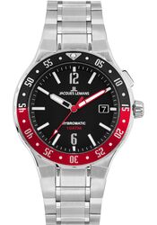 Jacques Lemans Men´s Watch Hybromatic Steel Red Black