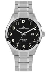 Jacques Lemans Men´s Watch Hybromatic Steel Black