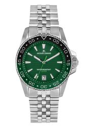 Jacques Lemans Men´s Watch Liverpool Diver 20 bar green