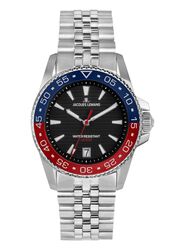 Jacques Lemans Liverpool Diver Men´s Watch blue red 20 bar