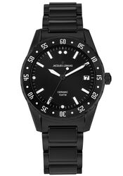 Jacques Lemans Men´s Watch Liverpool Special Edition HighTech Ceramic black / IP-black