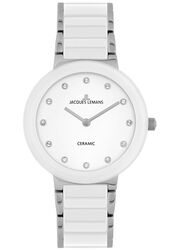 Jacques Lemans Women´s Watch Monaco Special Edition HighTech Ceramic white / Chrystal